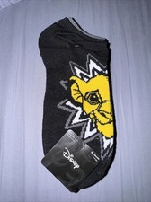 Disney The Lion King SIMBA STAY WILD 5 Pair No-show Socks Women Shoe Size 4-10