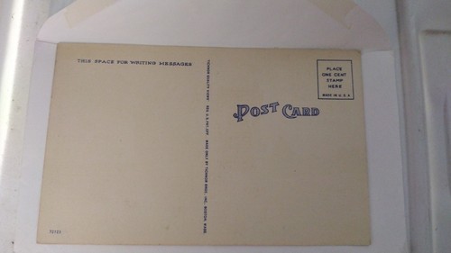 Vintage Linen Postcard - Almost any girl will take a Baked ham - Picture 2 of 2
