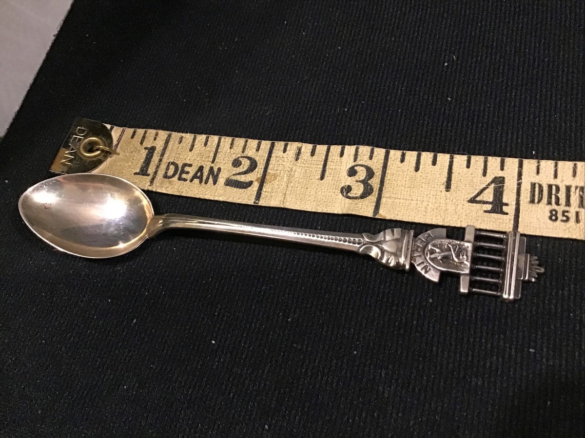 Antique 800 Silver Souvenir Spoon Berlin Germany Small Monument | eBay