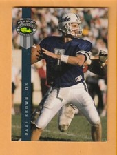 Dave Brown Duke Blue Devils 1992 Classic Four Sport #301 Westfield New Jersey