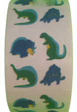400 Dinosaur Stickers in roll of 100 modules 2" x2 " ,each sticker 1.", RFZ3901