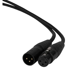 Talent DMX3P03 DMX Cable 3-Pin Male to Female 3 ft.