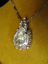 MARIANA NECKLACE SWAROVSKI CRYSTALS CLEAR CHAMPAGNE ROSE GOLD PL MOSAIC Gift