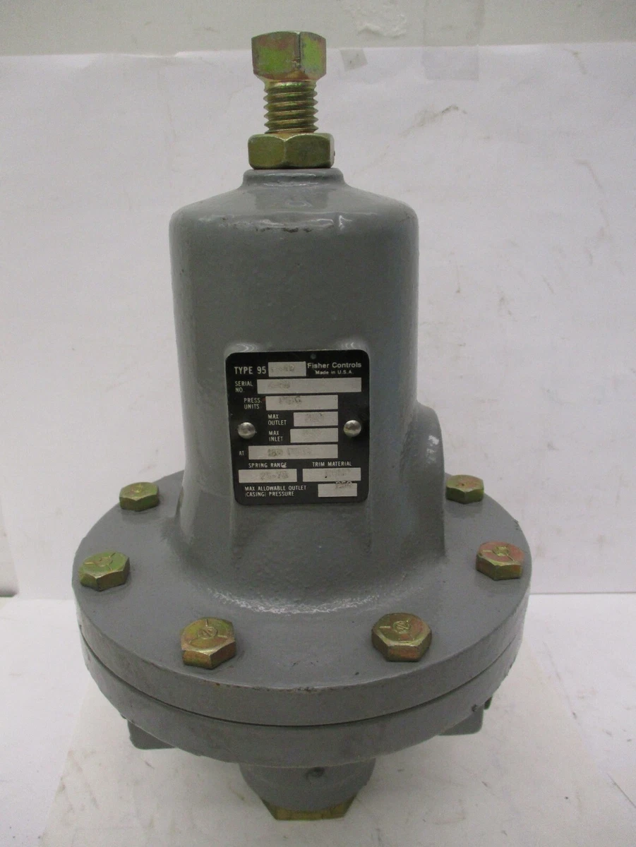 Fisher 2 NPT Pressure Regulator Valve MR95H, 40 OFF