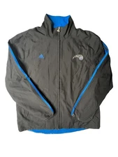 Orlando Magic Adidas 3-Stripe Mid-Weight Jacket Full Zip Back Hit NBA NOS Large