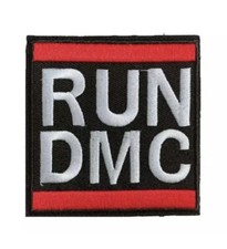 RUN DMC Hip Hop Logo Embroidered Iron On Patch