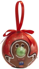 Twinkling Treasures 3D Blinking Christmas Ornament - 3.5" -  GINGERBREAD MAN