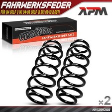 2x Federn Fahrwerksfeder Hinten für VW Golf V 1K1 04-08 Golf VI 5K1 09-13 2.0GTI