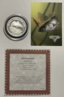 Weakfish Fishing Collector Card & Proof Coin 1 Troy Oz .999 Fine Silver Round