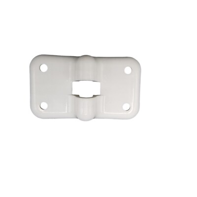 White 90 Degree Angle Door Hold Back Hook Keeper Stop Stopper
