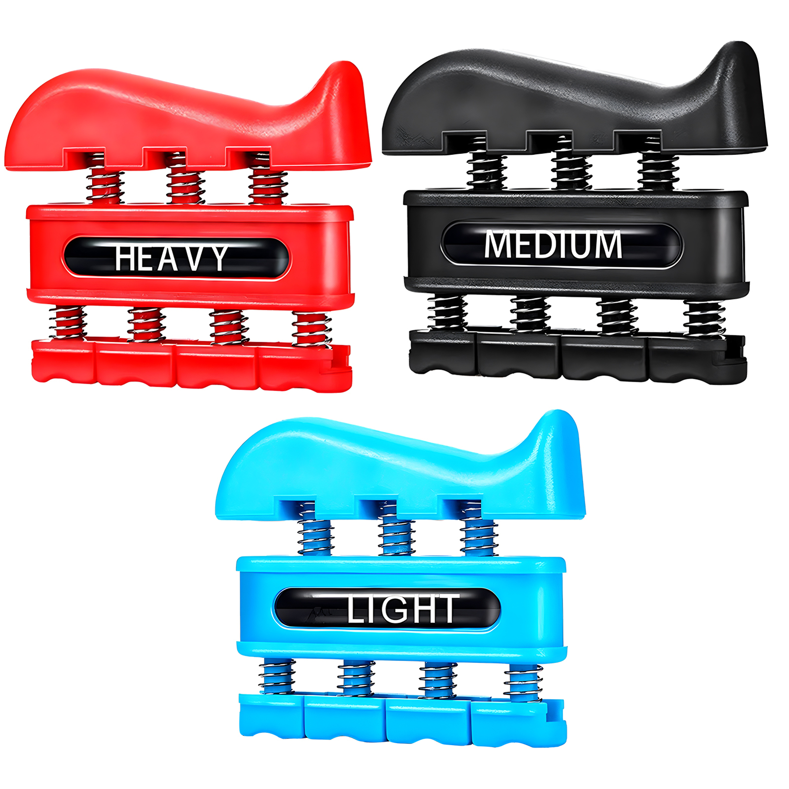 3pcs Forearm Exerciser Guitar Hand Grip For Musician Finger