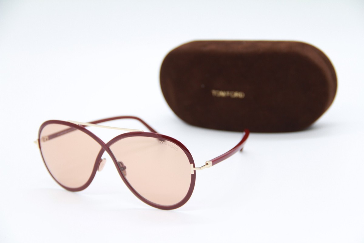 NEW TOM FORD RICKIE SUNGLASSES TF1007 69E UNISEX EYEWEAR FT1007/S RED BROWN Tom Ford NEW TOM FORD RICKIE SUNGLASSES TF1007 69E FT1007/S  main image 4