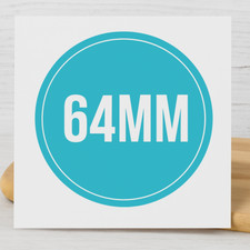 PERSONALISED ROUND PRINTED STICKERS CUSTOM LOGO LABELS BUSINESS MATTE / VINYL