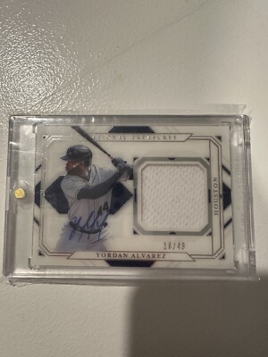 2021 Panini National Treasures Yordan Alvarez SSS-YA Auto and Memorabilia 18/49