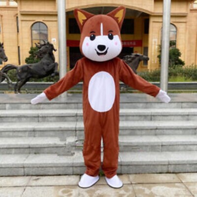 Pet Dog Mascot Costume Christmas Fancy Dress Halloween Party Toy Brown |  eBay