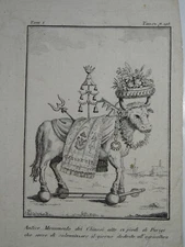 BEAUTIFUL 18TH CENTURY ANTIQUE MYTHOLOGY CHINOISERIE GODS COW CHINA ASIA 