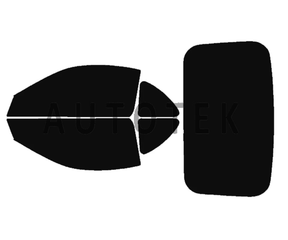 Película precortada para ventanas laterales cualquier tono para todos los Nissan 300ZX cupé 1990-1996 Foto 2 de 4