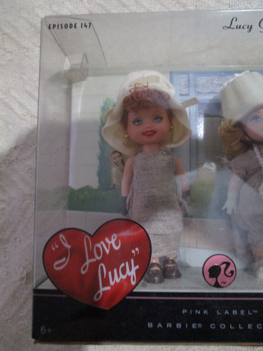 Barbie Pink Label Kelly Doll Set - Lucy Gets A Paris Gown I Love Lucy Edition