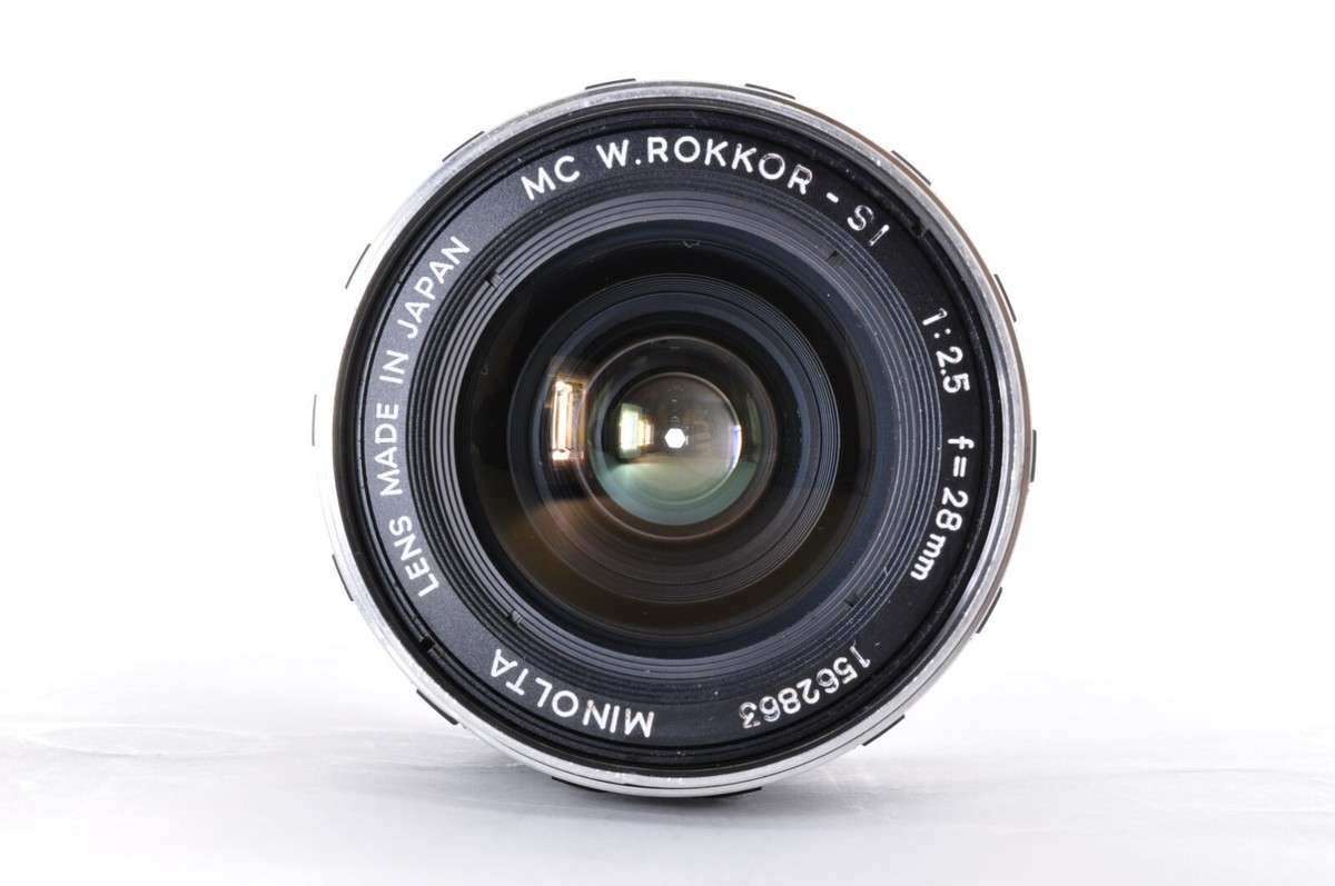 希少美品★MINOLTA ミノルタ MC ROKKOR-Sl 28mm F2.5 Amazon.co.jp: Minolta ミノルタ MC W.ROKKOR-SI 28mm F2.5
