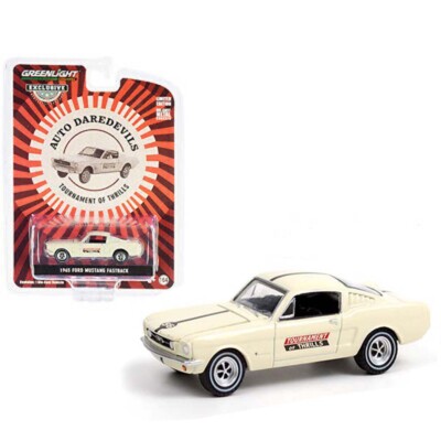 GREENLIGHT 1:64 1965 FORD MUSTANG FASTBACK #56 TOURNAMENT OF THRILLS 30265-P9