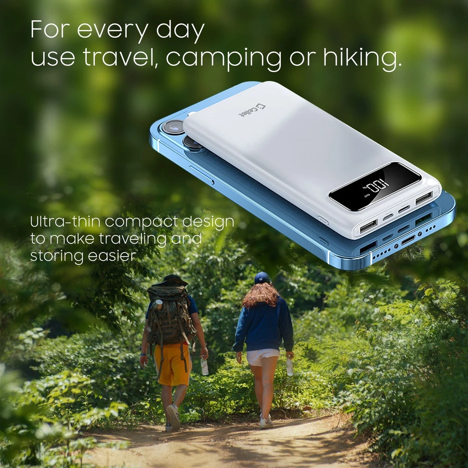 Banco de alimentación portátil de 10.000 mAh con pantalla digital inteligente / 10.000 mAh Foto 3 de 4