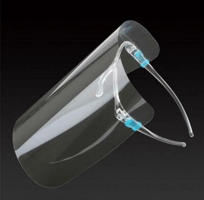Face Shield With Glasses Reusable Washable Protection Cover One Size 10 Pack