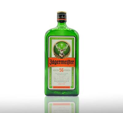 2x Jägermeister 1L Dummy Flasche ohne Inhalt
