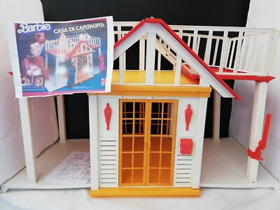 Giocattoli Casa Legno Barbie CASA DELLE BAMBOLE IN LEGNO C/ACCES