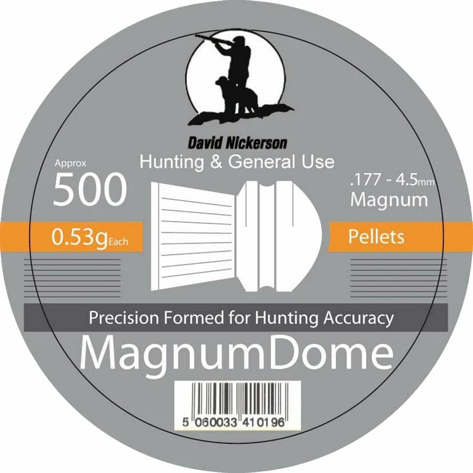 David Nickerson Magnum Dome .177 4.5mm Pellets Airgun Target Shooting