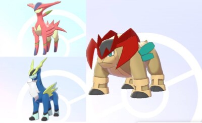 Shiny Terrakion, Virizion and Cobalion for Pokemon Sword and