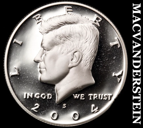 2004-S Silver Kennedy Half Dollar - Choice Gem Proof  Lustrous  #i7664