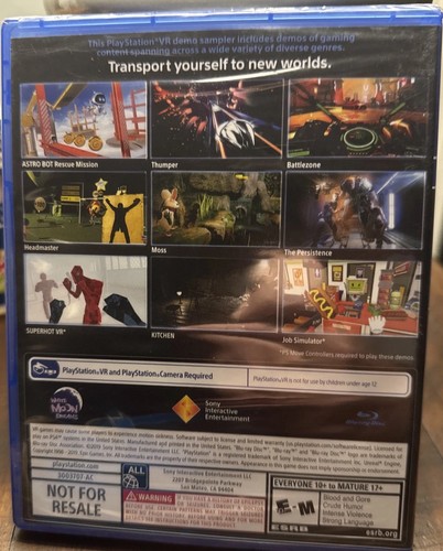 PlayStation 4 VR Demo Disc 1 PS4 Playstation 4 Brand New Sealed - Picture 2 of 3