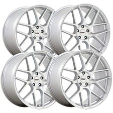 Set Of 4 Tsw Tw002 Lasarthe 18x8.5 5x112 42mm Silver Wheels Rims 18 Inch Set Of 4 Tsw Tw002 Lasarthe 18x8.5 5x112 42mm Silver Wheels Rims 18 Inch