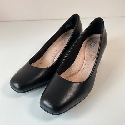 Clarks Damen-Pumps schwarz Größe 5,5 Absatz ultimativer Komfort Kollektion
