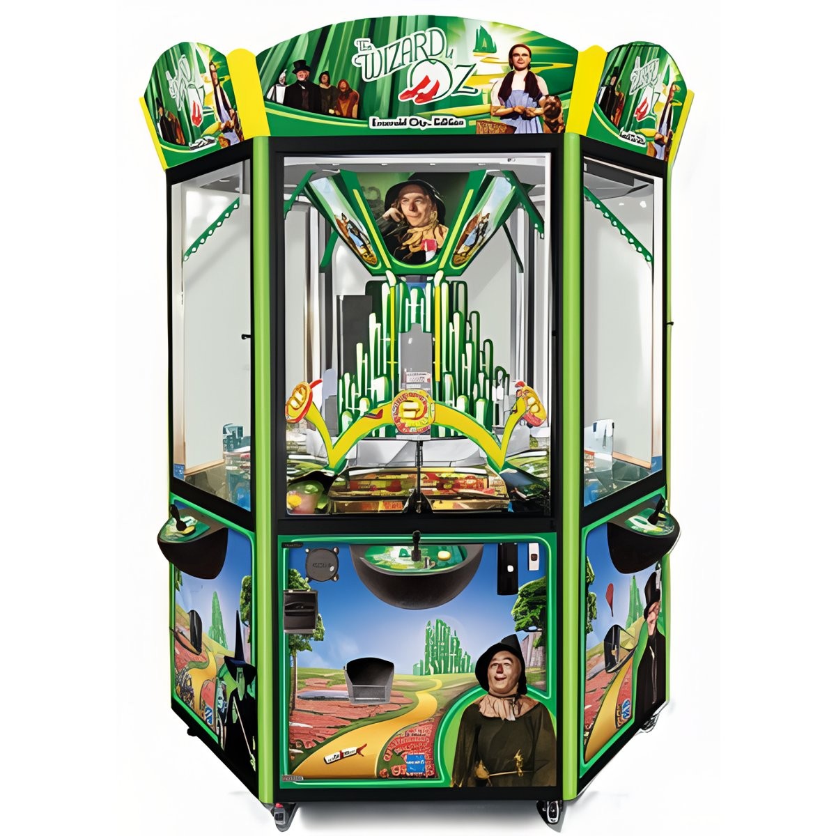 Elaut Emerald City Coin Pusher Arcade Ticket Redemption Game - 6 Player