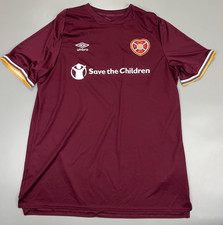 HEART OF MIDLOTHIAN HEARTS 20/21 HEIM FUSSBALLTRIKOT UMBRO GRÖSSE XL EXTRA LARGE