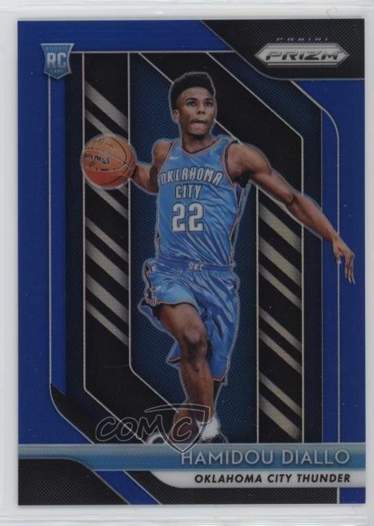 2018-19 Panini Prizm Blue Prizm 42/199 Hamidou Diallo #9 05q7