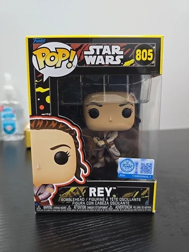 Funko Pop Star Wars Rey Vinyl Figure #805 In Hand New! Special Edition