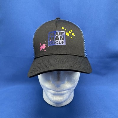 Blue Man Group Black Trucker Hat Pink Snap Back