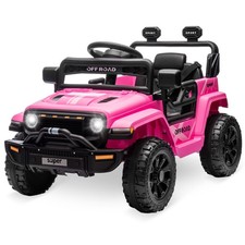 12V Kids Electric Ride on Truck Car with Remote Control 2 Speed Toy Vehicle