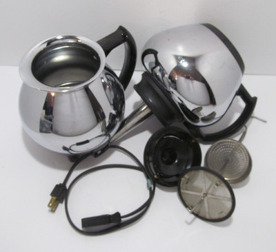 Vintage Sunbeam Vacuum Siphon Electric Coffeemaker Model C30C - 1950's