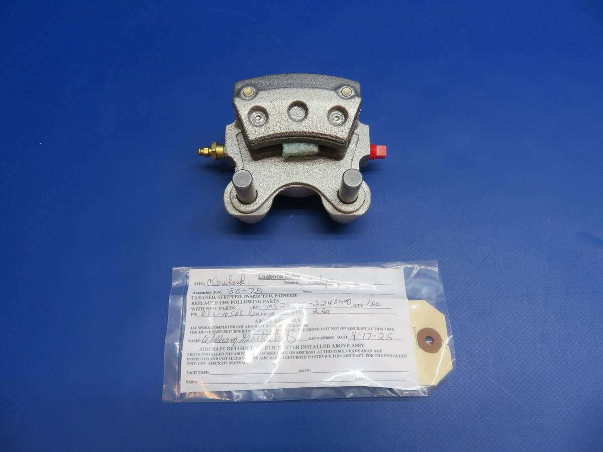 MAJOR (2〜30) Cleveland Brake Caliper P/N 30-75 REBUILT w/ New Linings & Bolts