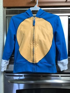 Sega Sonic The Hedgehog Blue Hoodie Sweatshirt Kids Size 5/6 Full Zip