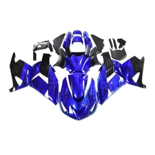 FUC Injection Blue Fairing Fit for Kawasaki Ninja ZX14R 2006-2011 ZZR1400 z021