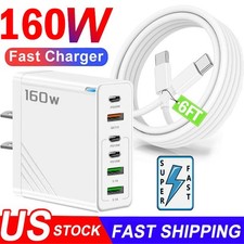 For Motorola Moto G 2026 2025 2024 2023 160W USB-C Fast Wall Charger Cable