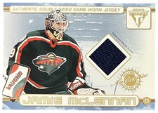 2001 Pacific Private Stock Titanium Double-Sided #70 Jamie McLennan Filip Kuba