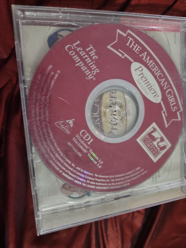 The American Girls Premiere Create Your Own Plays CD Ages 7-12 The Learning Co.