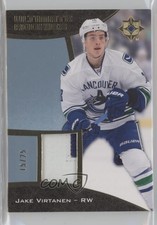 2015 Upper Deck Ultimate Collection Rookies Gold 15/25 Jake Virtanen Patch s9v