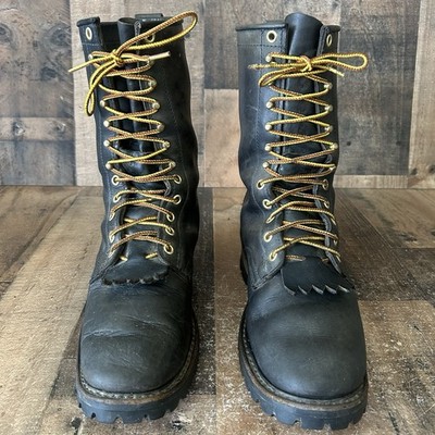 Whites Hathorn H7806 Hi Line Logger Packer Plain Toe Work  display picture 1