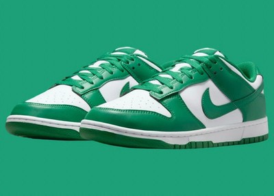 NEW Nike Dunk Low Retro Men's Multi Size White/Malachite HF5441-101 Fast Ship